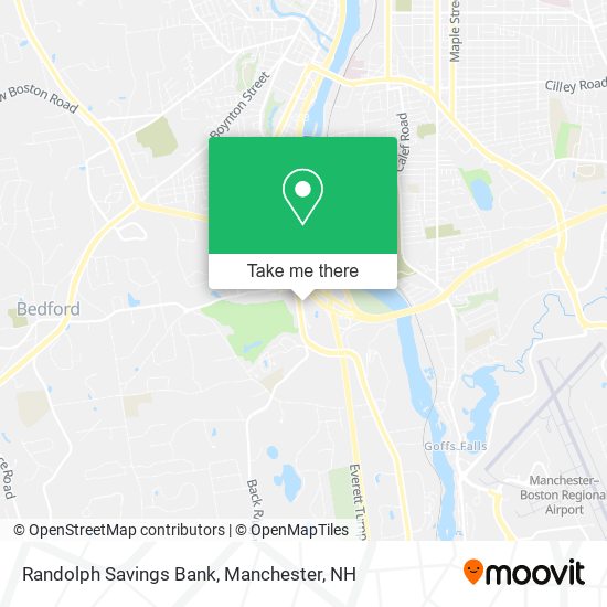Randolph Savings Bank map