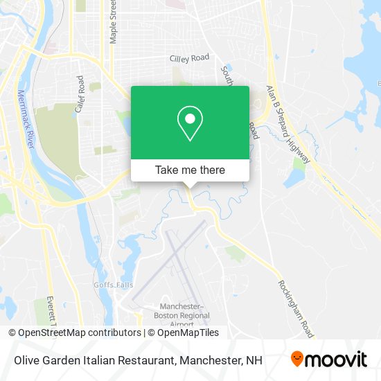 Olive Garden Italian Restaurant map