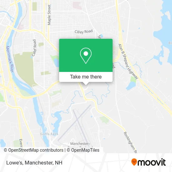Lowe's map