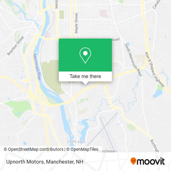 Mapa de Upnorth Motors