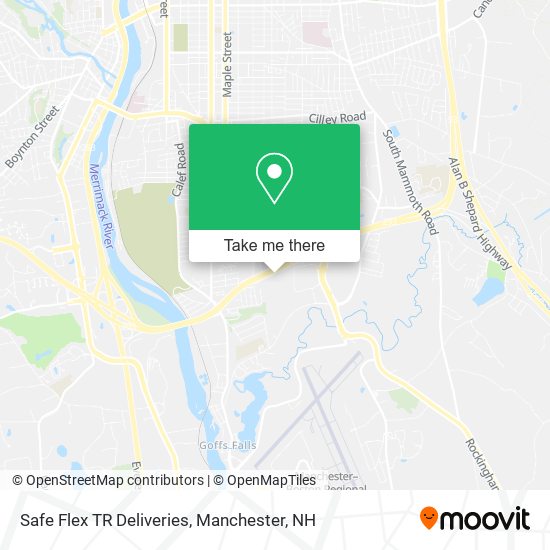 Safe Flex TR Deliveries map