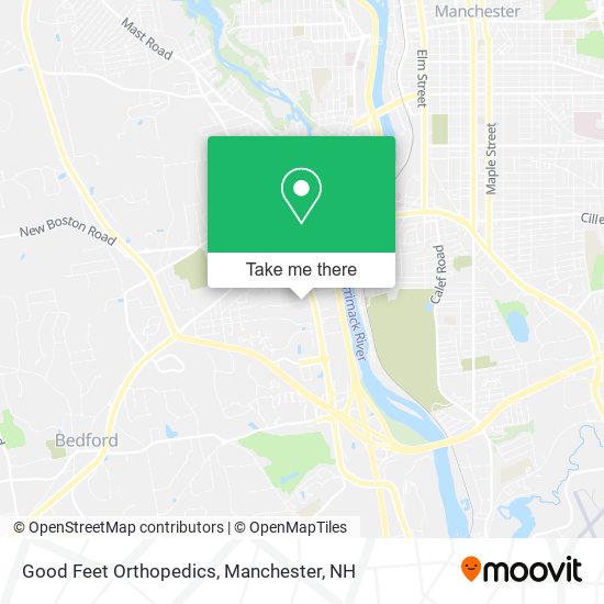 Good Feet Orthopedics map