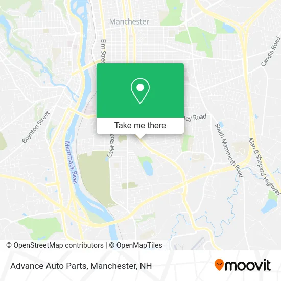 Advance Auto Parts map