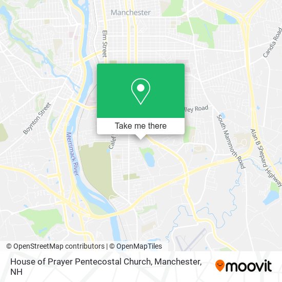 House of Prayer Pentecostal Church map