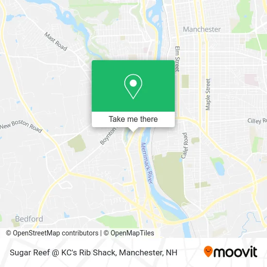 Sugar Reef @ KC's Rib Shack map