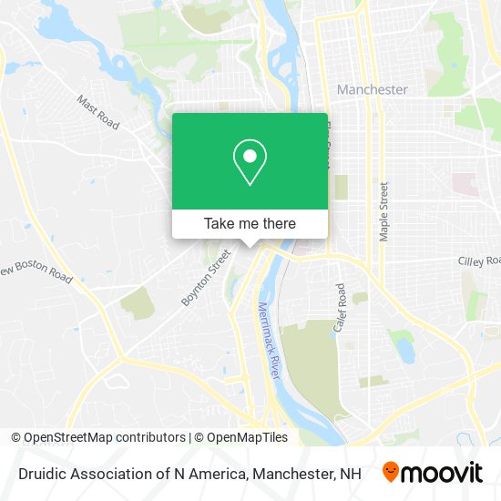 Mapa de Druidic Association of N America