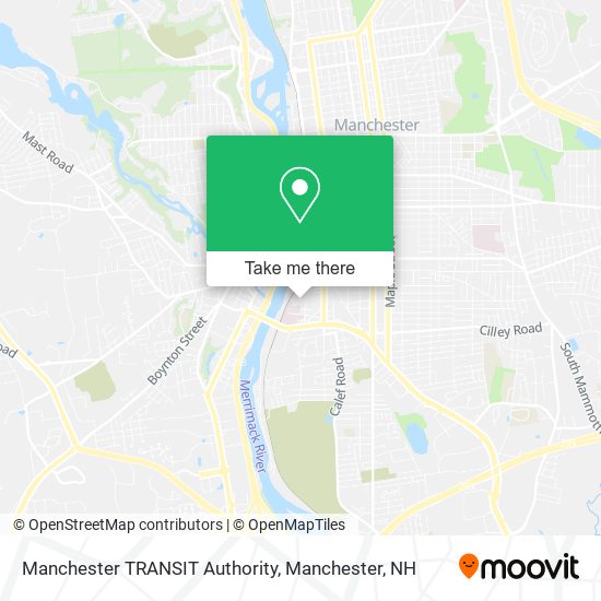 Manchester TRANSIT Authority map