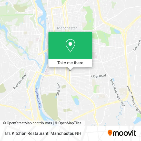 B's Kitchen Restaurant map