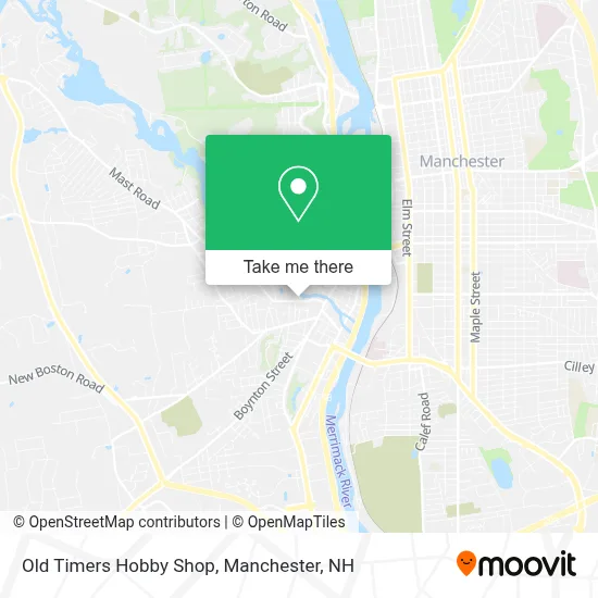 Old Timers Hobby Shop map