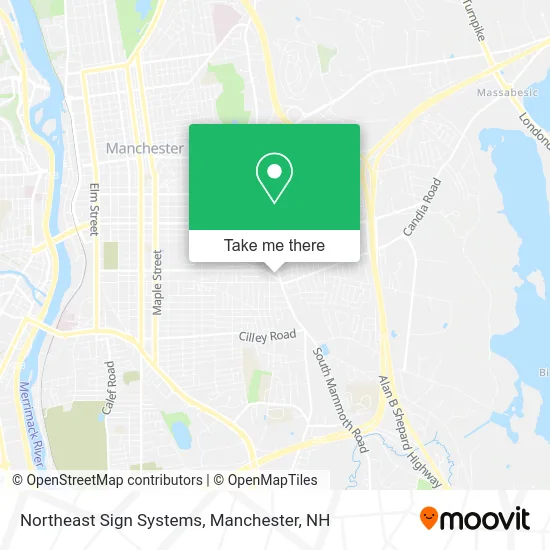 Northeast Sign Systems map