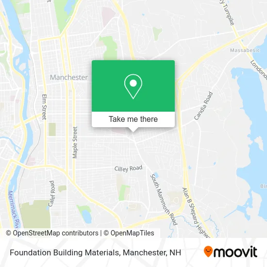 Foundation Building Materials map