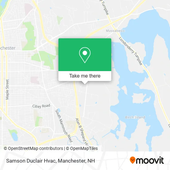 Samson Duclair Hvac map