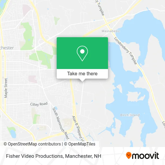 Fisher Video Productions map