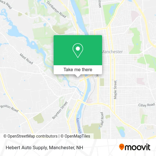 Hebert Auto Supply map