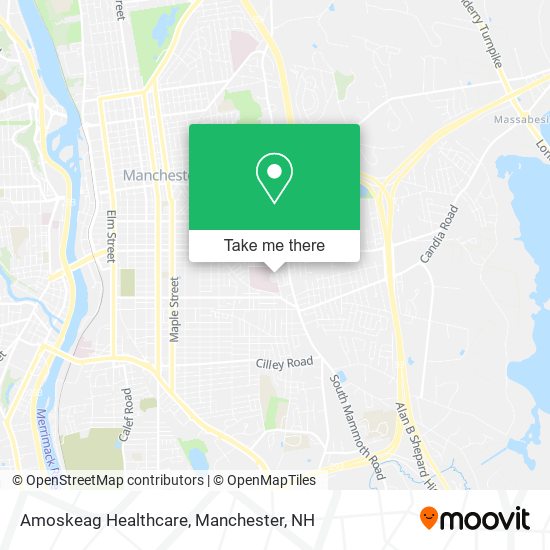 Amoskeag Healthcare map
