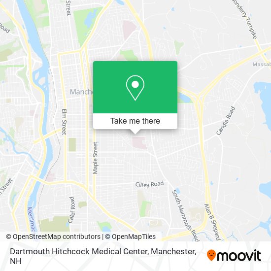 Dartmouth Hitchcock Medical Center map