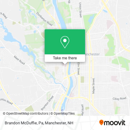 Mapa de Brandon McDuffie, Pa