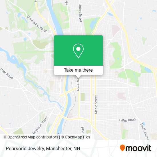 Pearson's Jewelry map