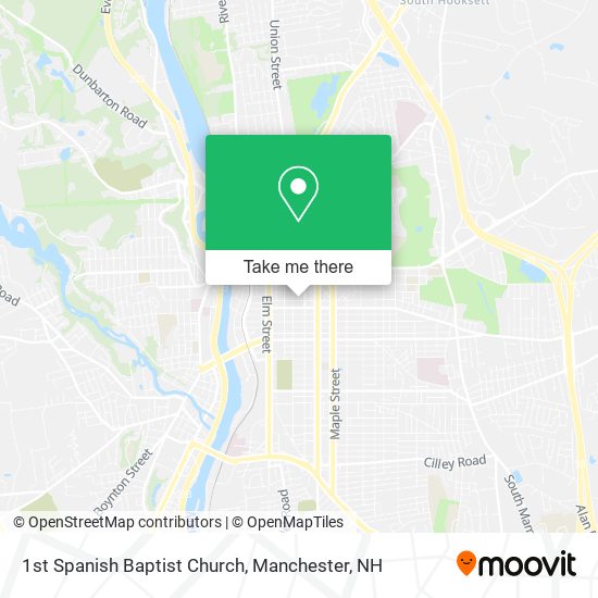 1st Spanish Baptist Church map