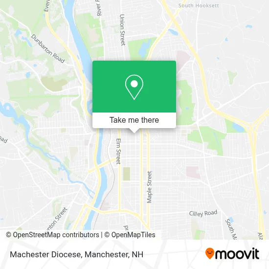 Machester Diocese map