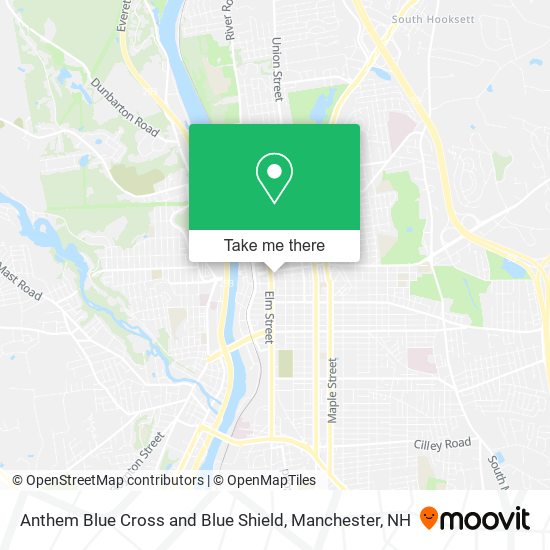 Anthem Blue Cross and Blue Shield map