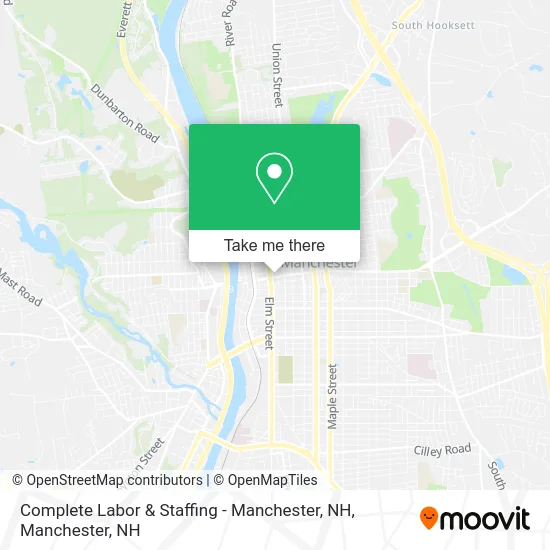 Complete Labor & Staffing - Manchester, NH map