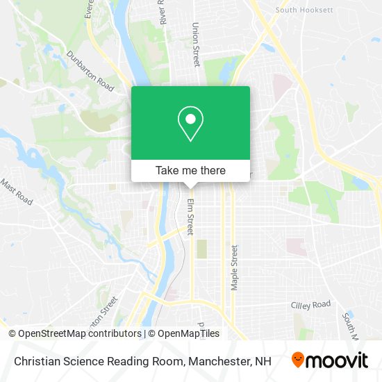 Mapa de Christian Science Reading Room