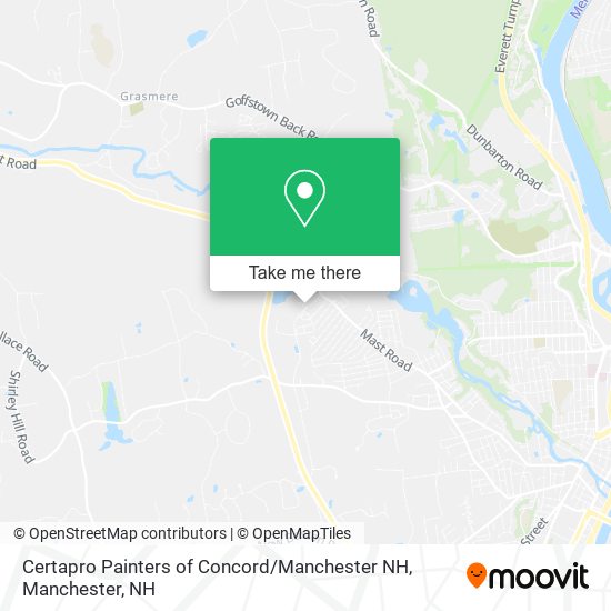 Certapro Painters of Concord / Manchester NH map