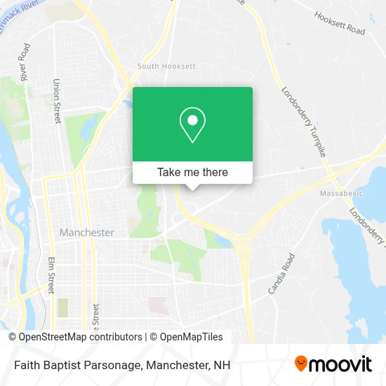 Faith Baptist Parsonage map