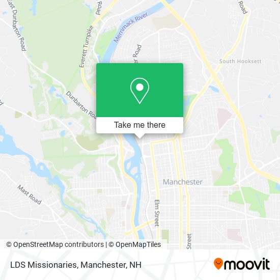 LDS Missionaries map