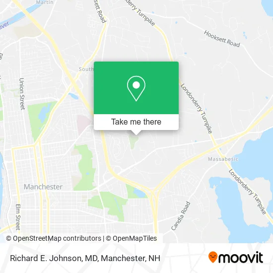 Richard E. Johnson, MD map