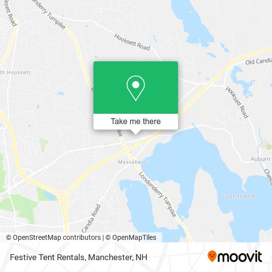 Festive Tent Rentals map