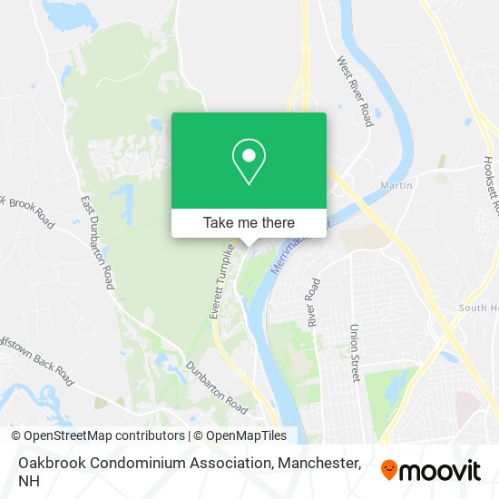 Oakbrook Condominium Association map