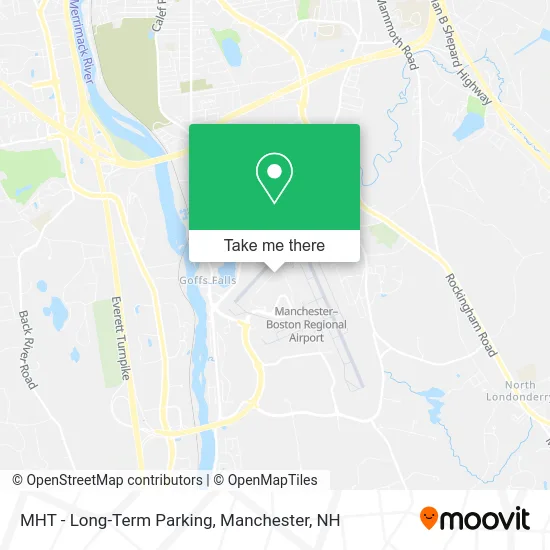 MHT - Long-Term Parking map