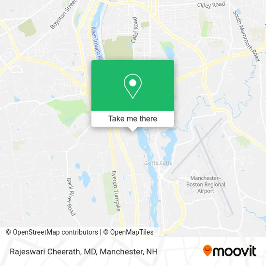 Rajeswari Cheerath, MD map