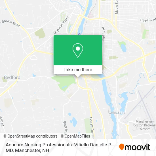 Mapa de Acucare Nursing Professionals: Vitiello Danielle P MD