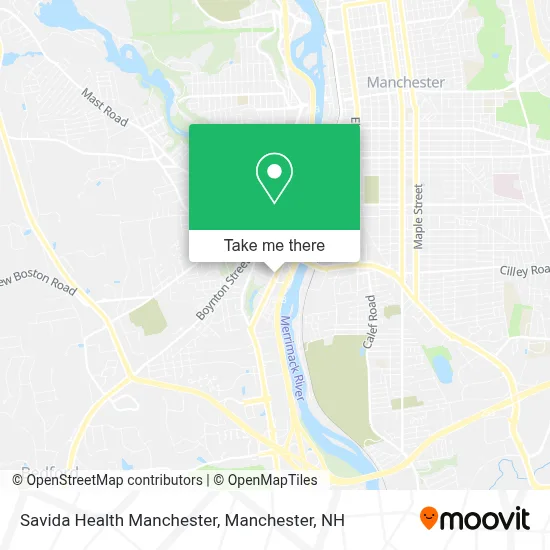 Savida Health Manchester map
