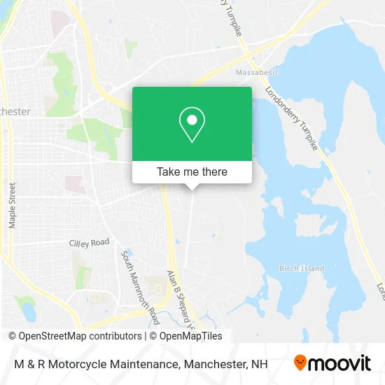 M & R Motorcycle Maintenance map