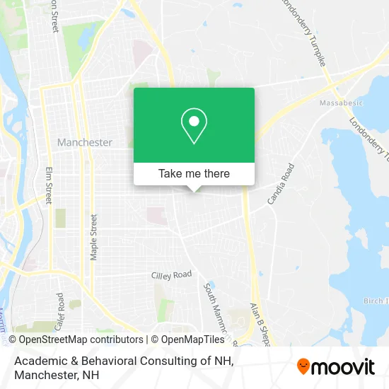 Academic & Behavioral Consulting of NH map