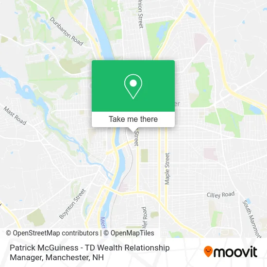 Patrick McGuiness - TD Wealth Relationship Manager map