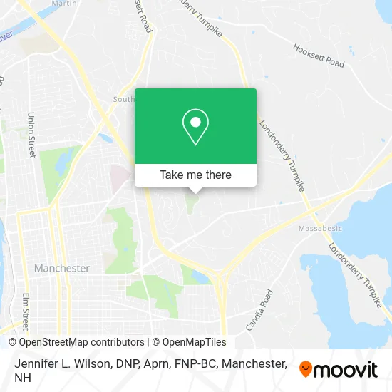 Mapa de Jennifer L. Wilson, DNP, Aprn, FNP-BC