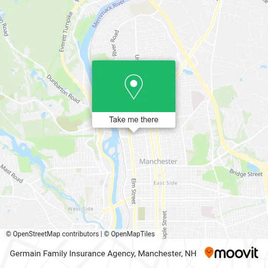 Germain Family Insurance Agency map