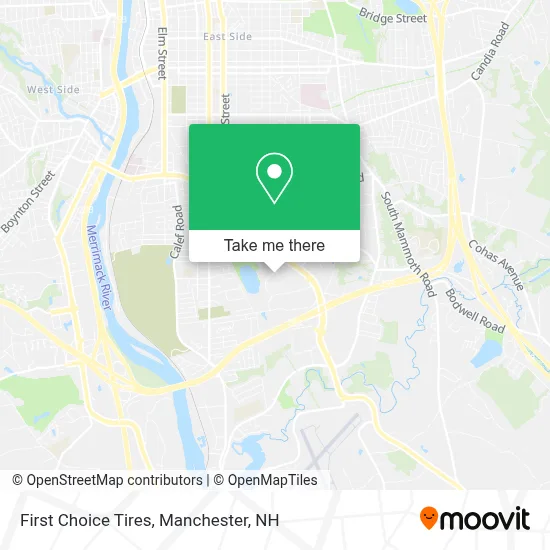 First Choice Tires map