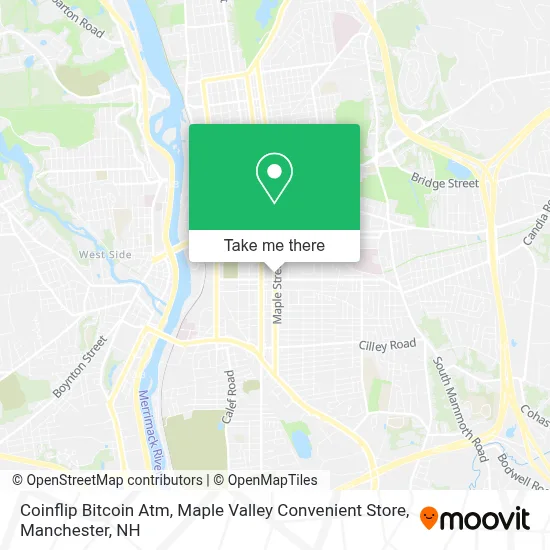 Coinflip Bitcoin Atm, Maple Valley Convenient Store map