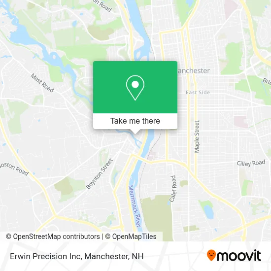 Erwin Precision Inc map