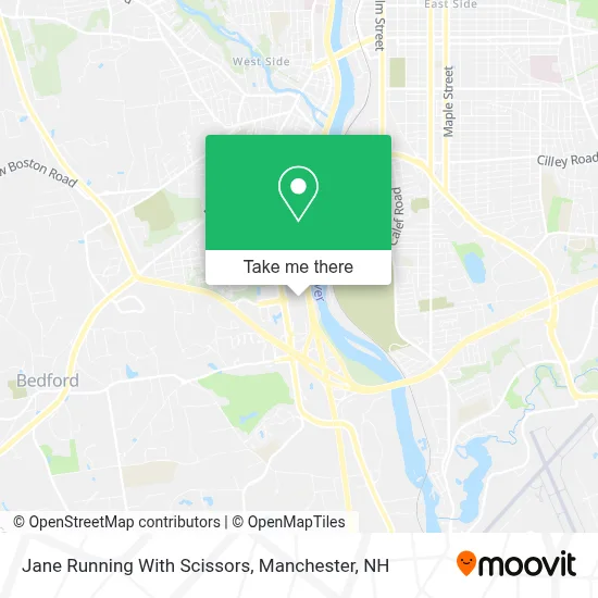Jane Running With Scissors map