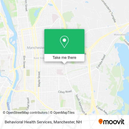 Behavioral Health Services map