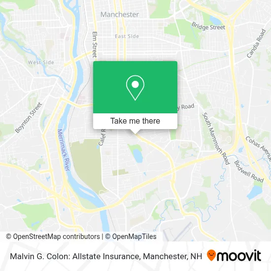 Malvin G. Colon: Allstate Insurance map