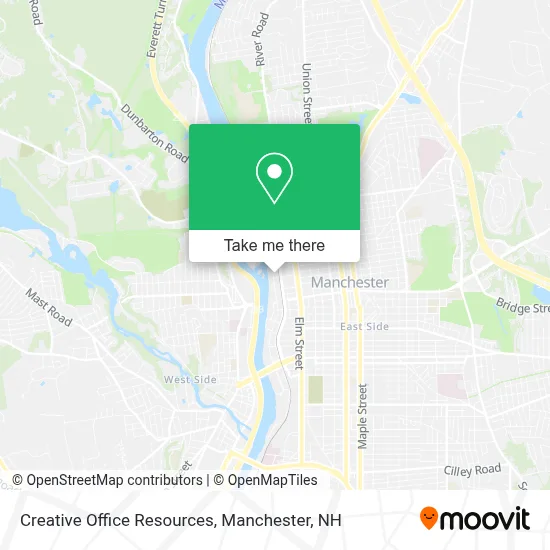 Creative Office Resources map