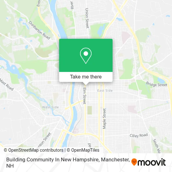 Building Community In New Hampshire map